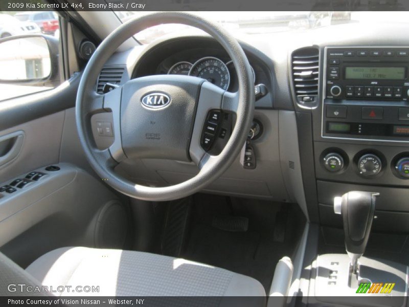Ebony Black / Gray 2009 Kia Sorento LX 4x4