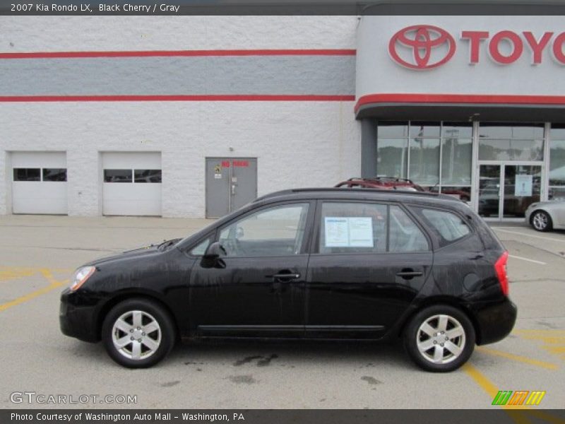 Black Cherry / Gray 2007 Kia Rondo LX