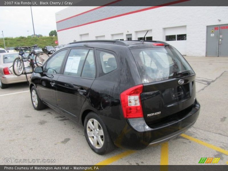 Black Cherry / Gray 2007 Kia Rondo LX