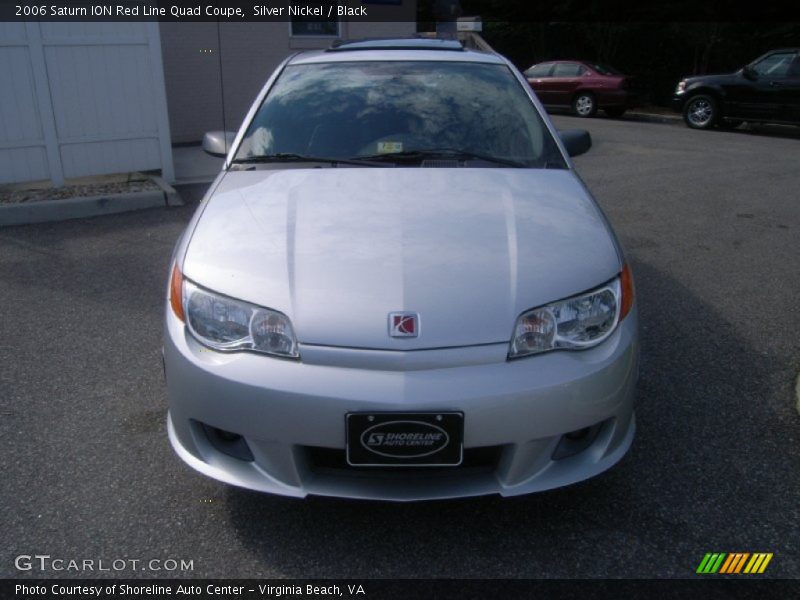Silver Nickel / Black 2006 Saturn ION Red Line Quad Coupe