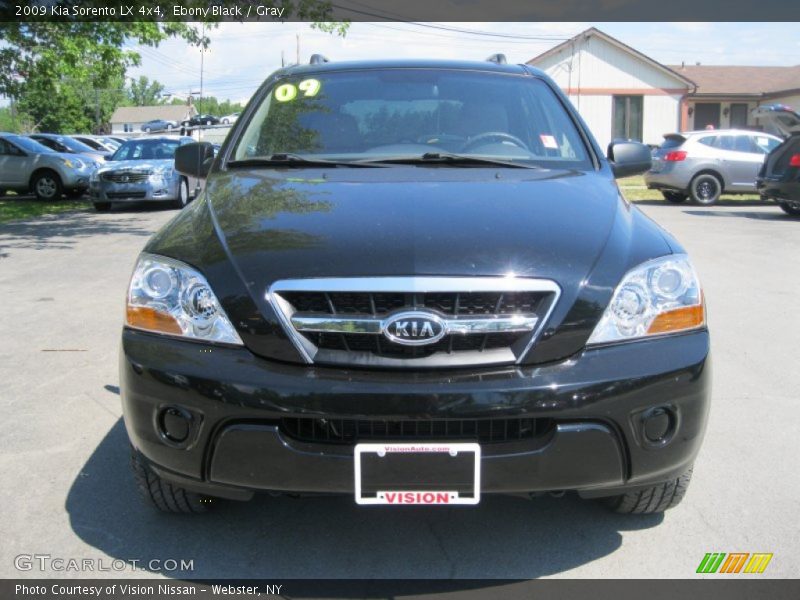 Ebony Black / Gray 2009 Kia Sorento LX 4x4