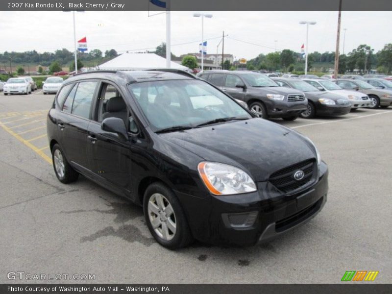 Black Cherry / Gray 2007 Kia Rondo LX