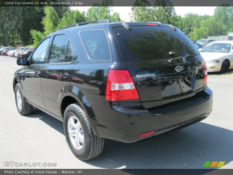 Ebony Black / Gray 2009 Kia Sorento LX 4x4