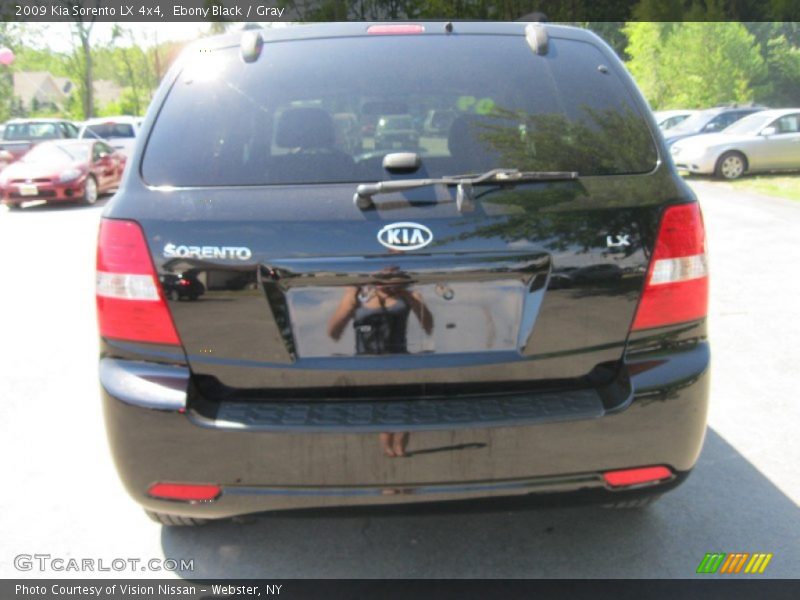 Ebony Black / Gray 2009 Kia Sorento LX 4x4