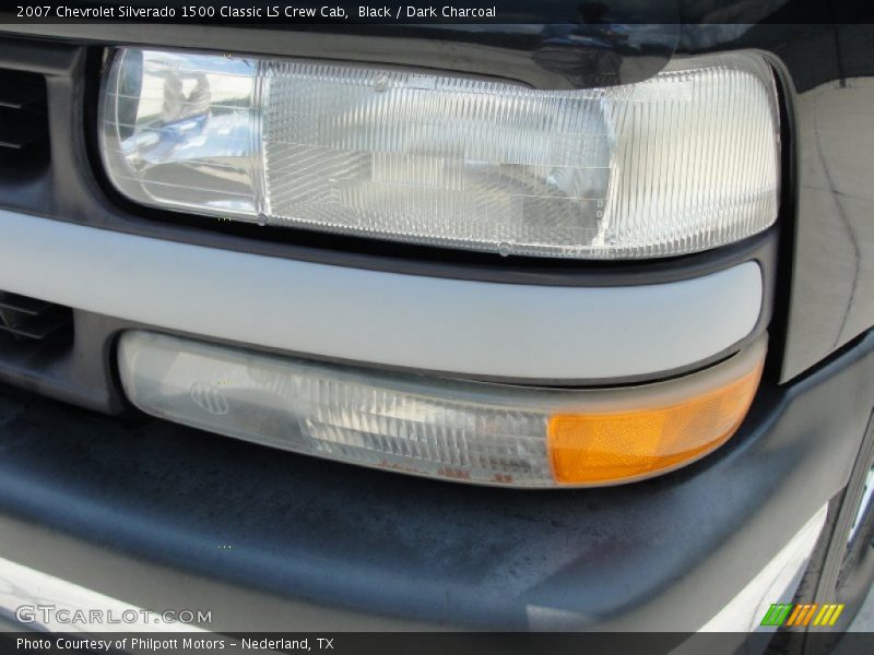 Black / Dark Charcoal 2007 Chevrolet Silverado 1500 Classic LS Crew Cab