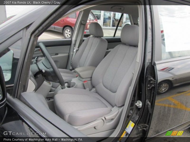 Black Cherry / Gray 2007 Kia Rondo LX