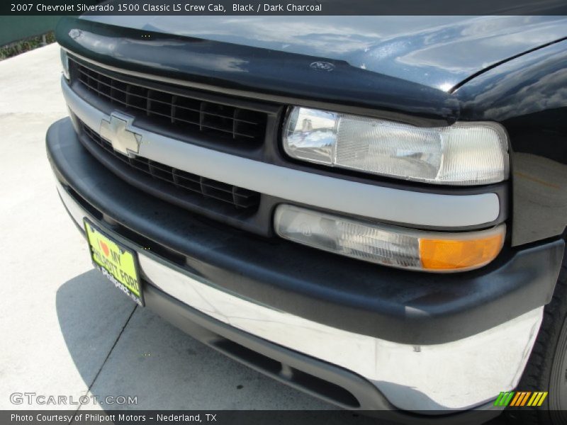 Black / Dark Charcoal 2007 Chevrolet Silverado 1500 Classic LS Crew Cab