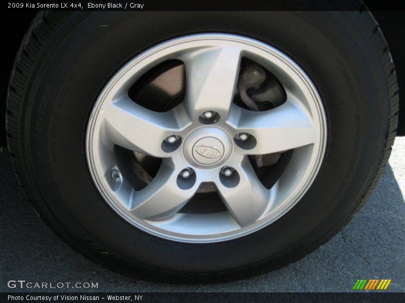 Ebony Black / Gray 2009 Kia Sorento LX 4x4