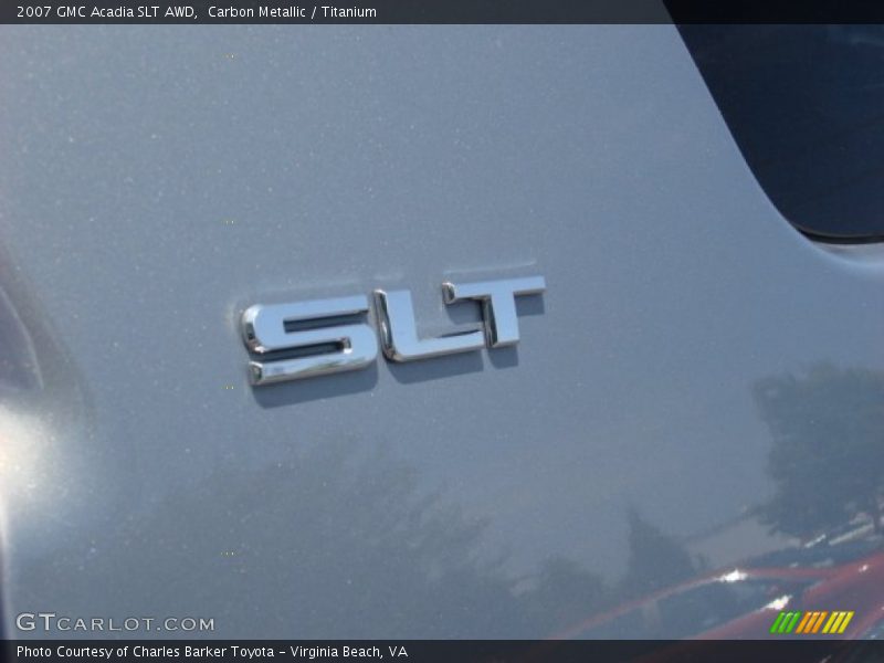 Carbon Metallic / Titanium 2007 GMC Acadia SLT AWD