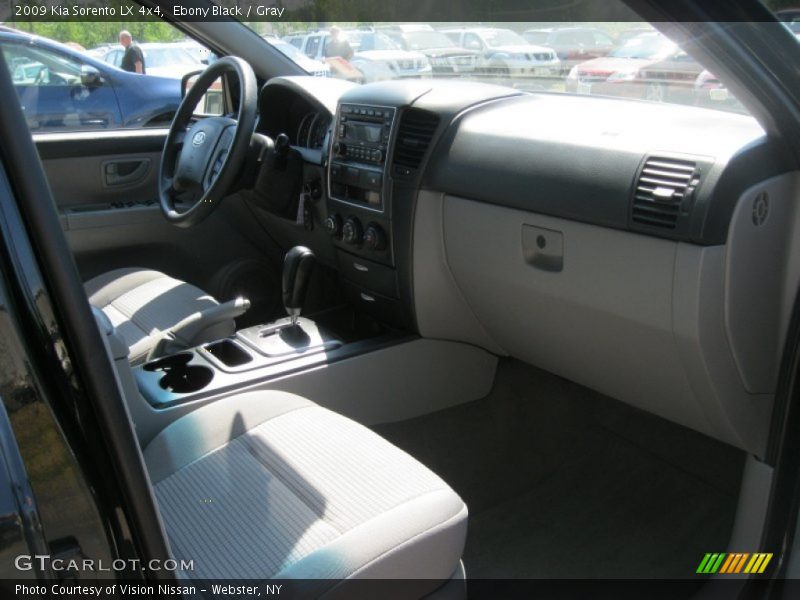 Ebony Black / Gray 2009 Kia Sorento LX 4x4