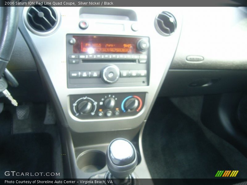Silver Nickel / Black 2006 Saturn ION Red Line Quad Coupe