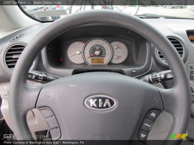 Black Cherry / Gray 2007 Kia Rondo LX