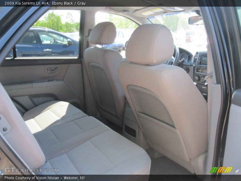 Ebony Black / Gray 2009 Kia Sorento LX 4x4