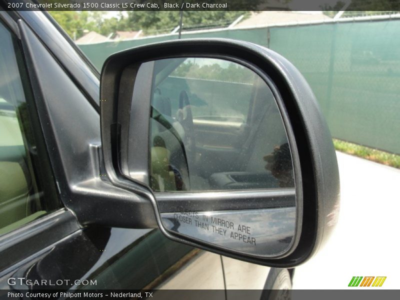 Black / Dark Charcoal 2007 Chevrolet Silverado 1500 Classic LS Crew Cab