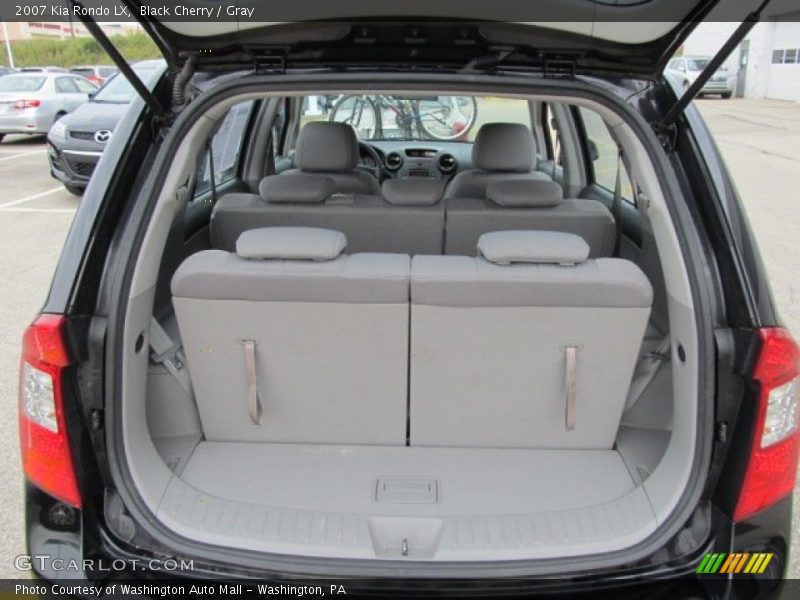 Black Cherry / Gray 2007 Kia Rondo LX