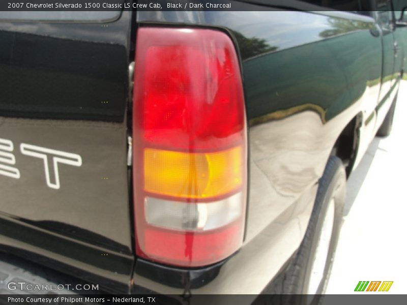 Black / Dark Charcoal 2007 Chevrolet Silverado 1500 Classic LS Crew Cab