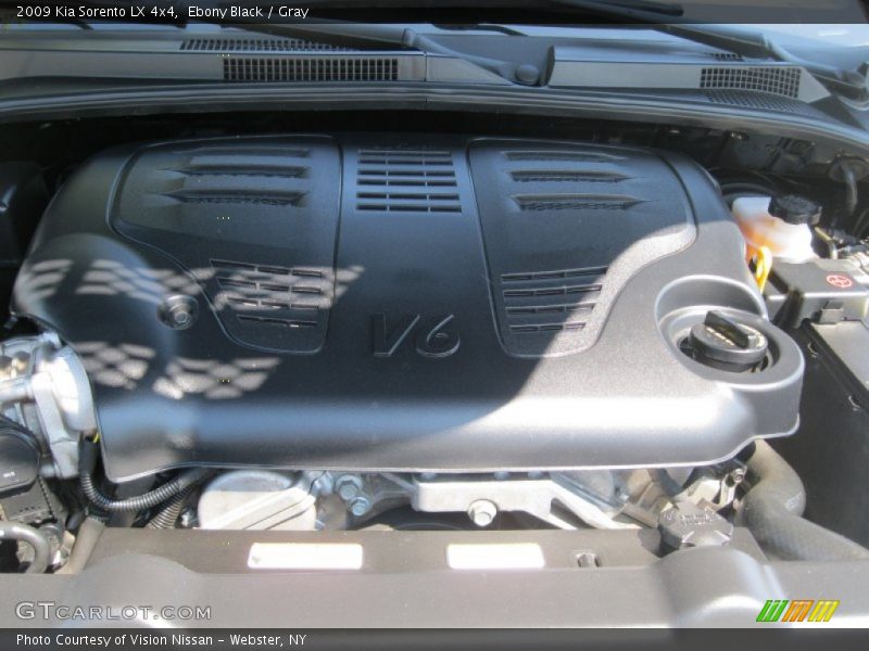 Ebony Black / Gray 2009 Kia Sorento LX 4x4
