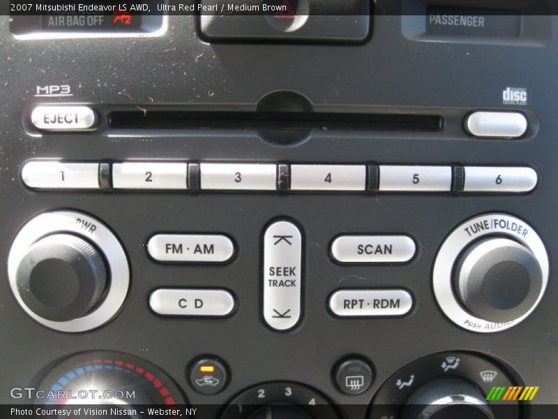 Ultra Red Pearl / Medium Brown 2007 Mitsubishi Endeavor LS AWD