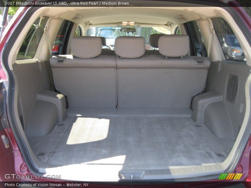 Ultra Red Pearl / Medium Brown 2007 Mitsubishi Endeavor LS AWD