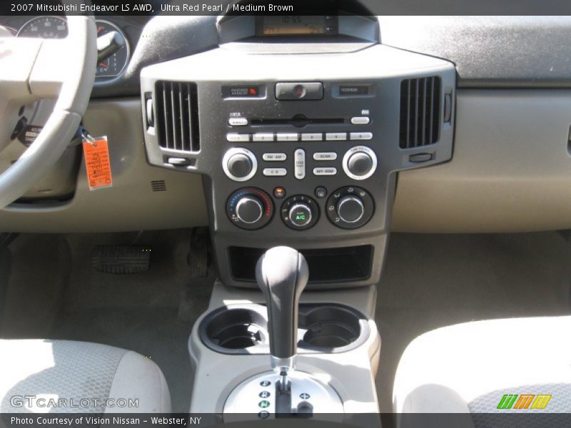 Ultra Red Pearl / Medium Brown 2007 Mitsubishi Endeavor LS AWD