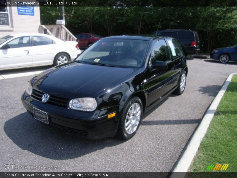 Black / Black 2003 Volkswagen GTI 1.8T