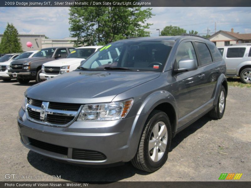 Silver Steel Metallic / Dark Slate Gray/Light Graystone 2009 Dodge Journey SXT