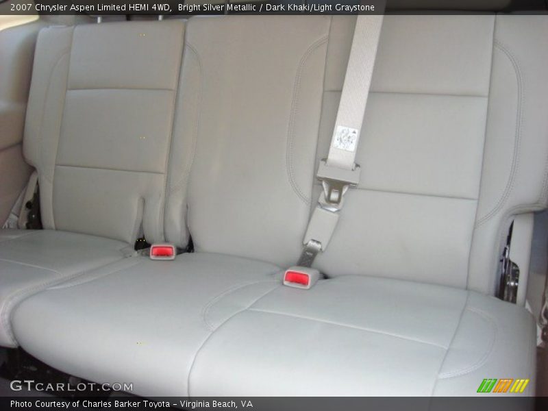 Bright Silver Metallic / Dark Khaki/Light Graystone 2007 Chrysler Aspen Limited HEMI 4WD