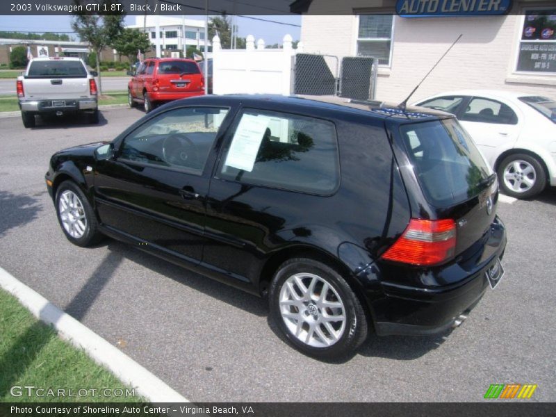 Black / Black 2003 Volkswagen GTI 1.8T
