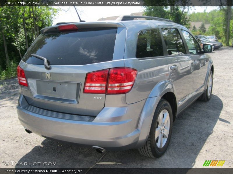 Silver Steel Metallic / Dark Slate Gray/Light Graystone 2009 Dodge Journey SXT