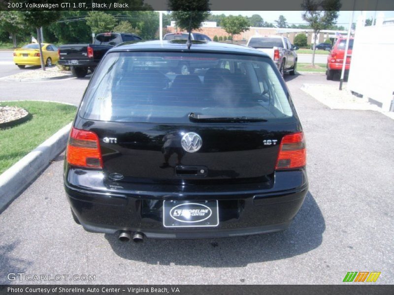 Black / Black 2003 Volkswagen GTI 1.8T