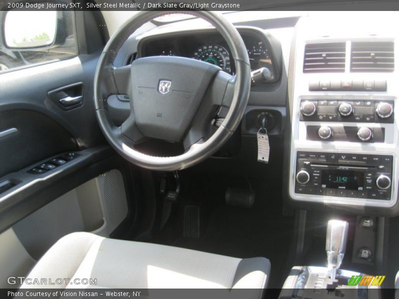 Silver Steel Metallic / Dark Slate Gray/Light Graystone 2009 Dodge Journey SXT
