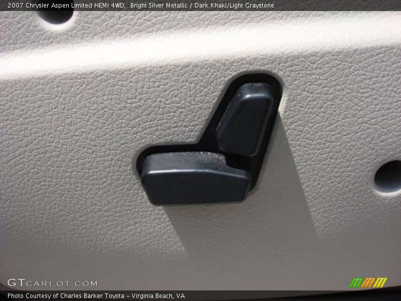 Bright Silver Metallic / Dark Khaki/Light Graystone 2007 Chrysler Aspen Limited HEMI 4WD