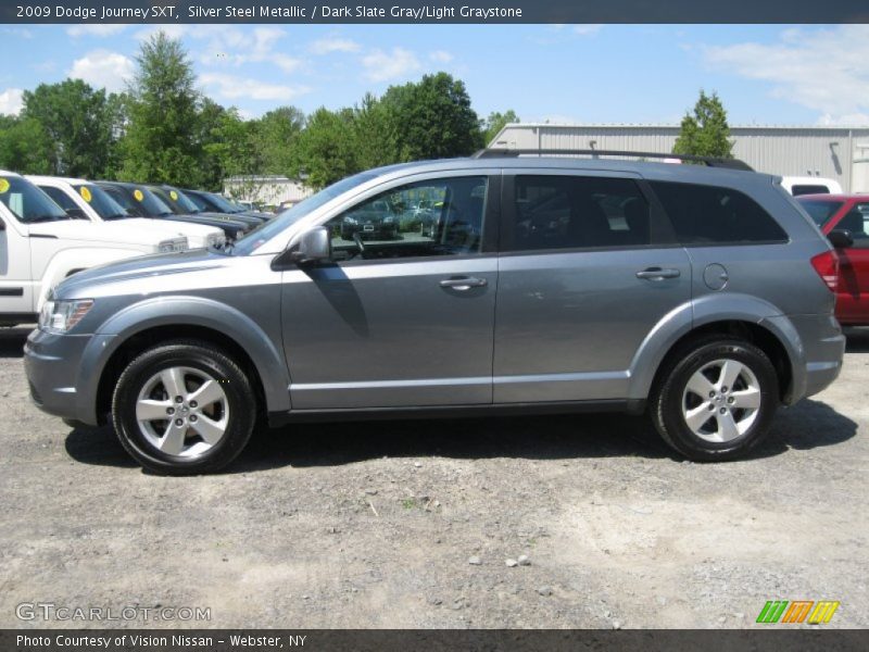 Silver Steel Metallic / Dark Slate Gray/Light Graystone 2009 Dodge Journey SXT