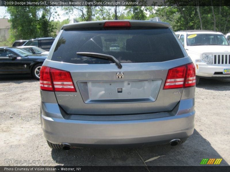 Silver Steel Metallic / Dark Slate Gray/Light Graystone 2009 Dodge Journey SXT