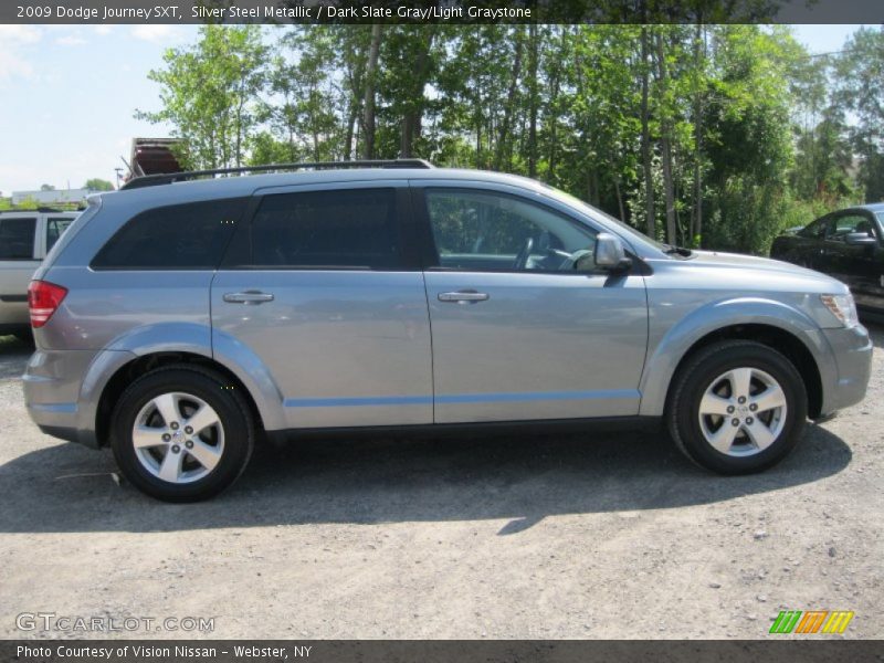 Silver Steel Metallic / Dark Slate Gray/Light Graystone 2009 Dodge Journey SXT