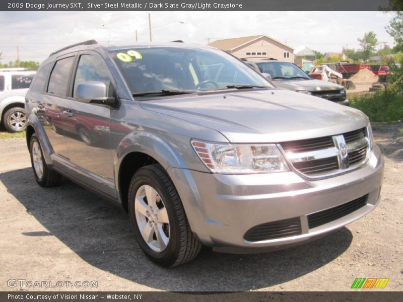 Silver Steel Metallic / Dark Slate Gray/Light Graystone 2009 Dodge Journey SXT