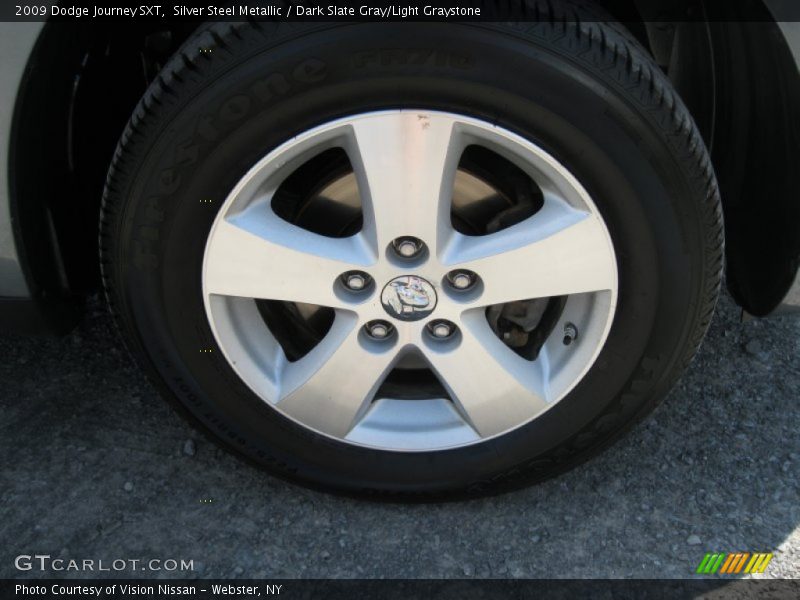 Silver Steel Metallic / Dark Slate Gray/Light Graystone 2009 Dodge Journey SXT