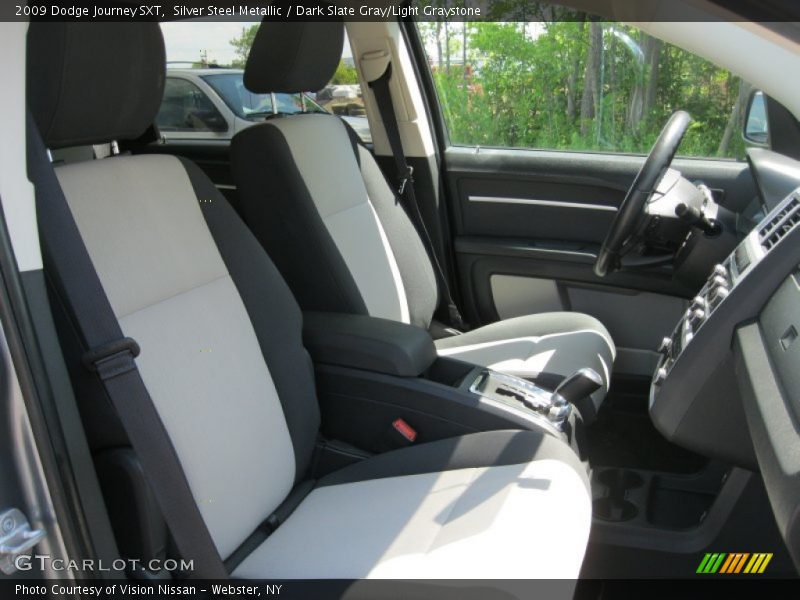 Silver Steel Metallic / Dark Slate Gray/Light Graystone 2009 Dodge Journey SXT