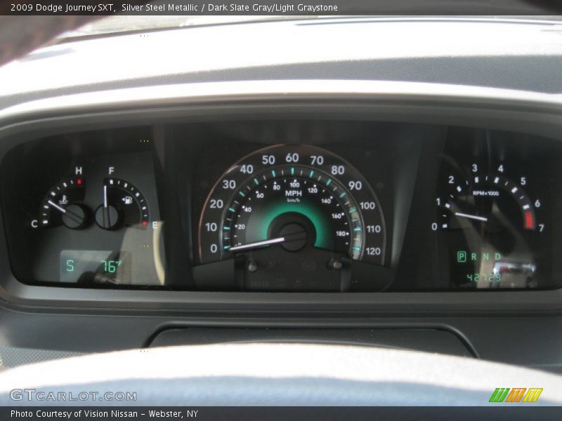 Silver Steel Metallic / Dark Slate Gray/Light Graystone 2009 Dodge Journey SXT