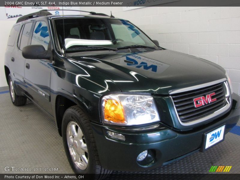 Indigo Blue Metallic / Medium Pewter 2004 GMC Envoy XL SLT 4x4