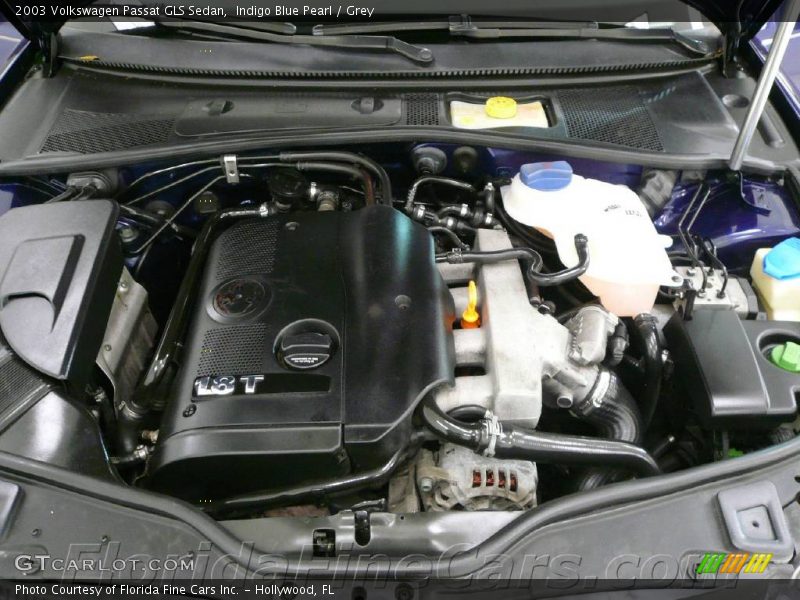 Indigo Blue Pearl / Grey 2003 Volkswagen Passat GLS Sedan