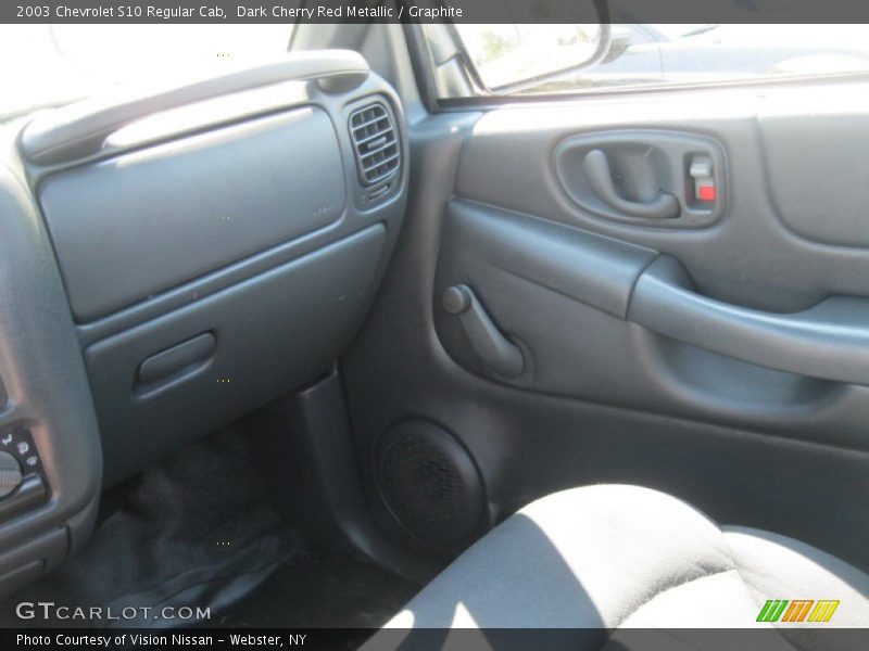 Dark Cherry Red Metallic / Graphite 2003 Chevrolet S10 Regular Cab