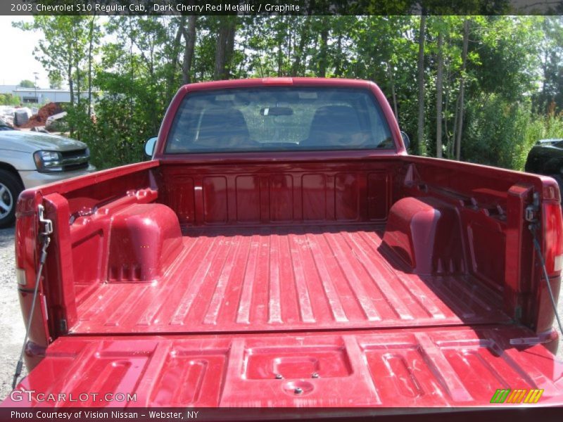 Dark Cherry Red Metallic / Graphite 2003 Chevrolet S10 Regular Cab