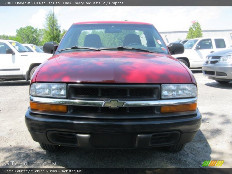 Dark Cherry Red Metallic / Graphite 2003 Chevrolet S10 Regular Cab