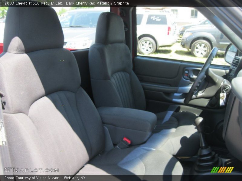 Dark Cherry Red Metallic / Graphite 2003 Chevrolet S10 Regular Cab