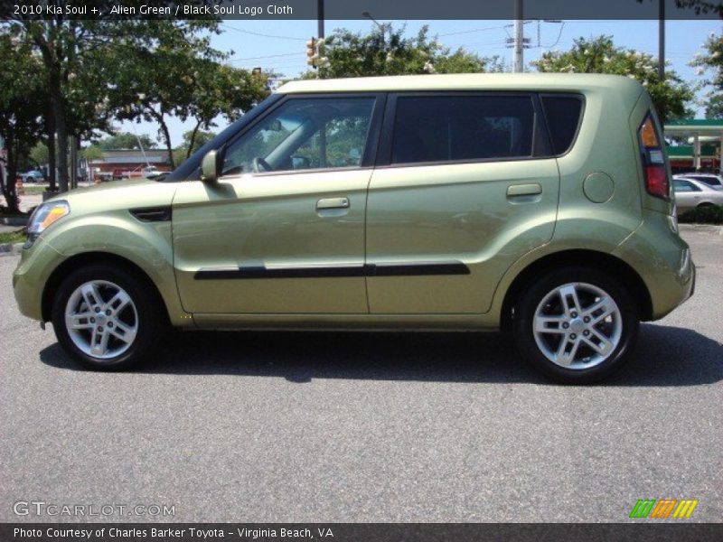 Alien Green / Black Soul Logo Cloth 2010 Kia Soul +