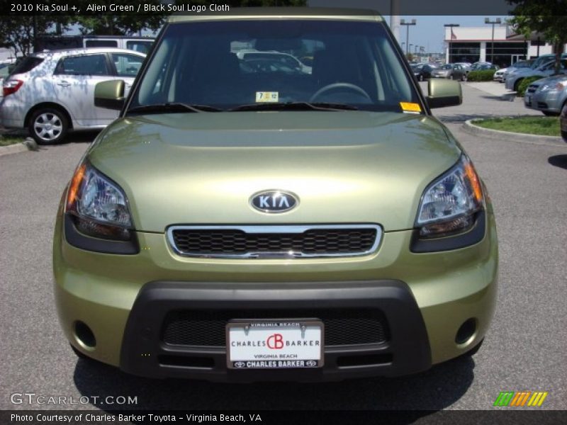 Alien Green / Black Soul Logo Cloth 2010 Kia Soul +