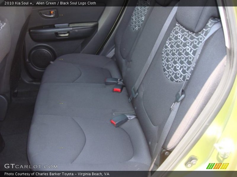 Alien Green / Black Soul Logo Cloth 2010 Kia Soul +