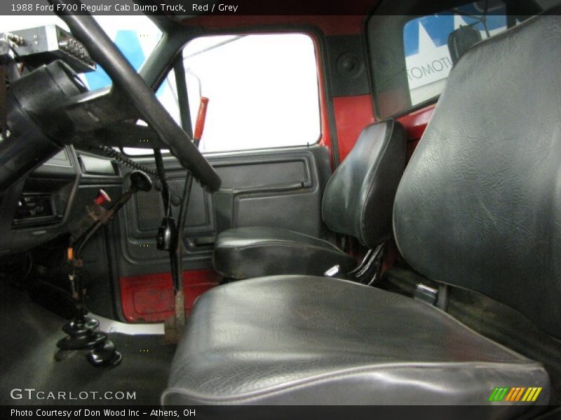  1988 F700 Regular Cab Dump Truck Grey Interior