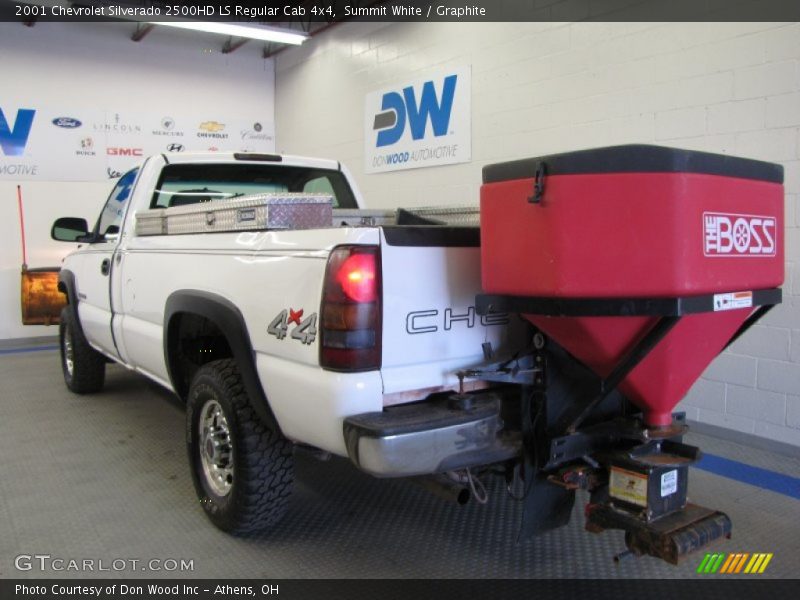 Summit White / Graphite 2001 Chevrolet Silverado 2500HD LS Regular Cab 4x4